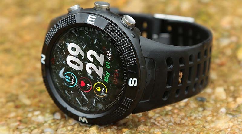 NO.1 F18 смарт-часы для спорта с GPS навигацией, сенсорным экраном и IP68