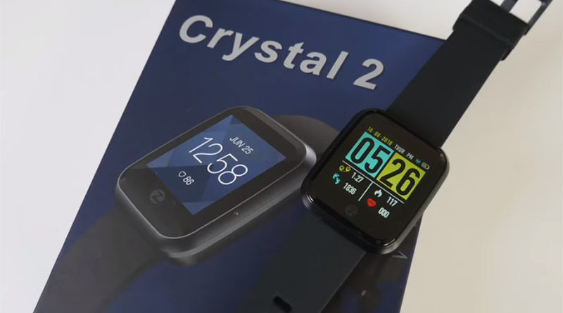 фитнес-часы с пульсометром Zeblaze Crystal 2