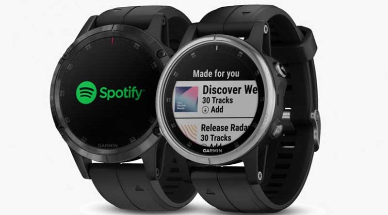 Умные часы Garmin теперь поддерживают сервис Spotify