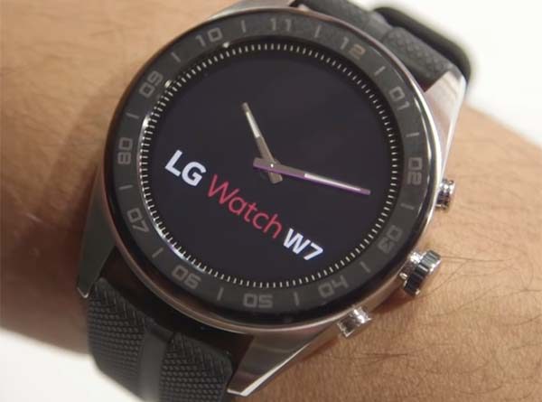 Гибридные смарт-часы LG Watch W7