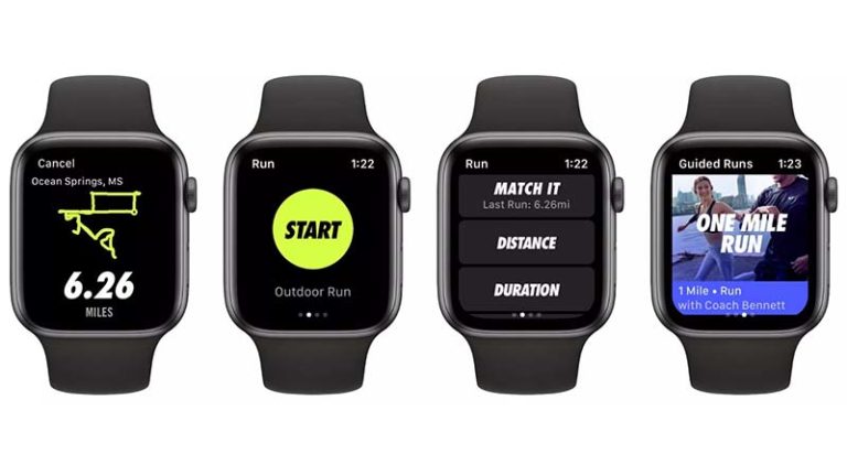 Настройка nike run club на apple watch