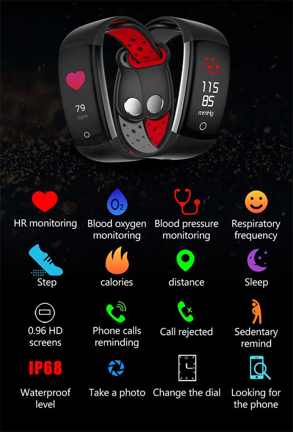 Фитнес-браслет Smartband Q6S