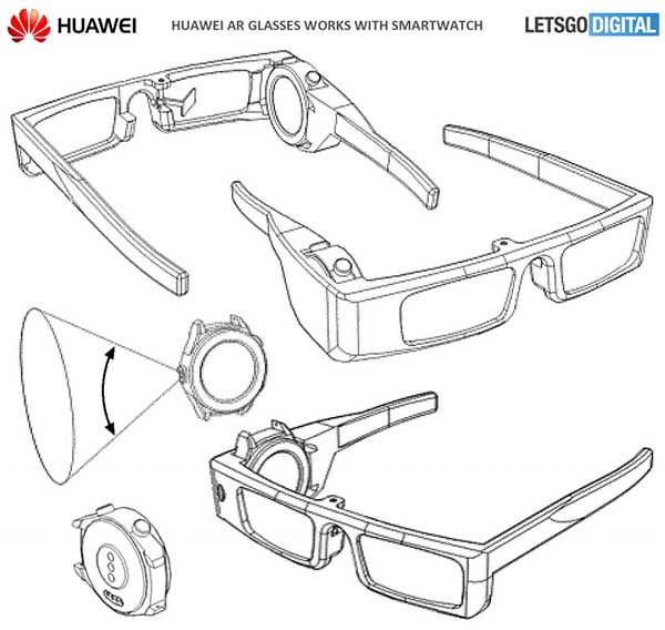Huawei встроит смарт-часы в очки дополненной реальности