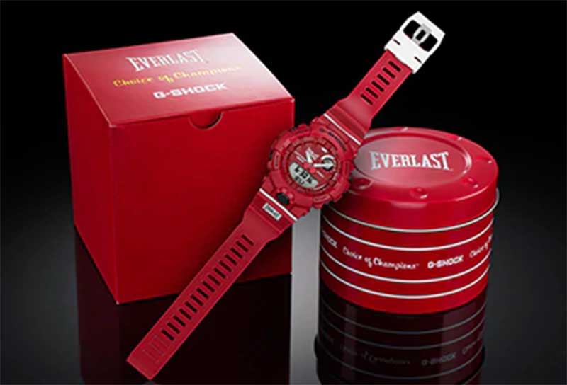 Casio совместно с Everlast выпустила часы G-SHOCK GBA800EL-4A