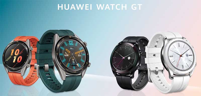 Huawei Watch GT Active (слева) и Elegant (справа)