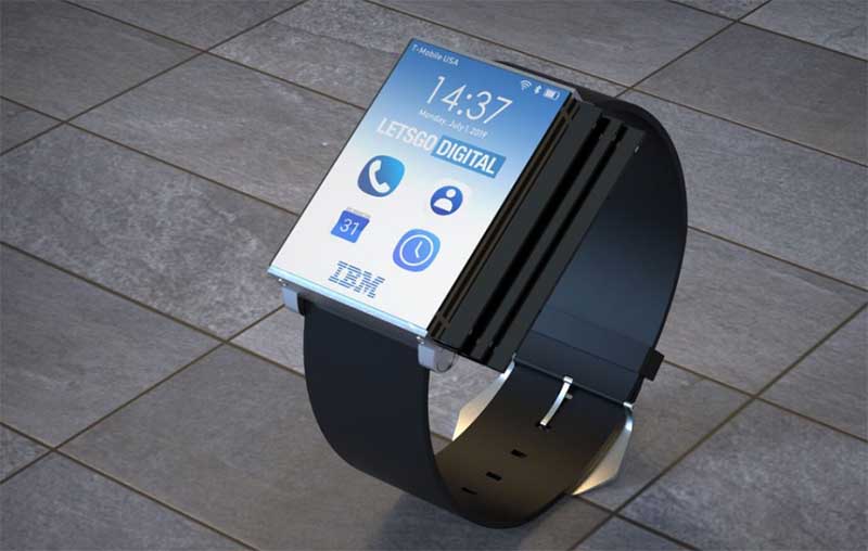 IBM запатентовала смарт-часы, превращающиеся в смартфон или планшет 1