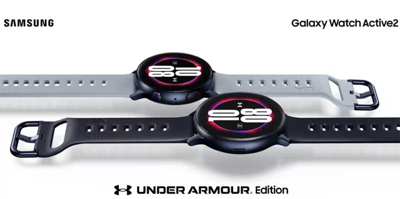 Samsung представила умные часы Galaxy Watch Active 2 Under Armor 1