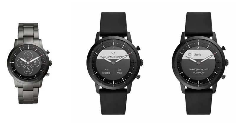 Fossil Collider Hybrid Smartwatch HR: гибридные смарт-часы с E-Ink-экраном и аналоговыми стрелками 1