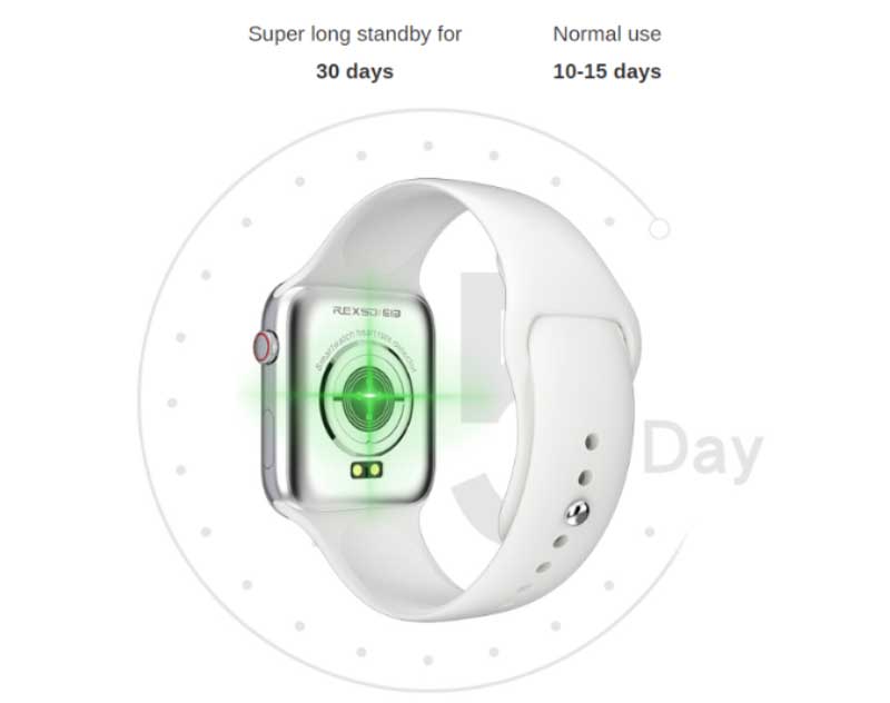 ELEPHONE W6 – супер тонкие смарт-часы в стиле Apple Watch за 39.99$