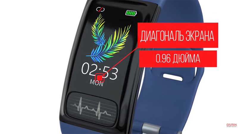 Фитнес-браслет GSMIN WR11 (2020) с измерением давления, пульса и ЭКГ – стильный гаджет для тех, кто следит за собой 4 GSMIN WR11 (2020)