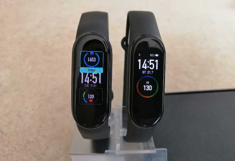 Mi band отличия