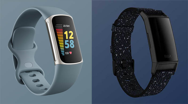 Fitbit Charge 5 и Fitbit Charge 4